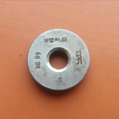 Кольцо резьбовое М12х1,25    НЕ   8g 