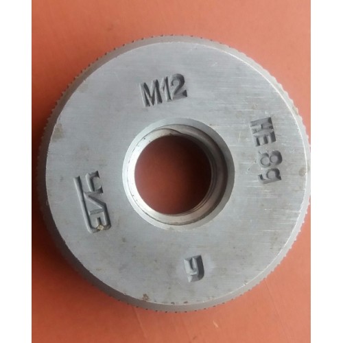 Кольцо резьбовое М12х1,75      НЕ     8g 