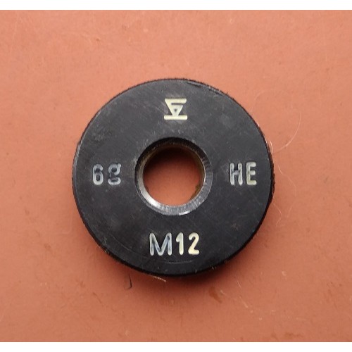 Кольцо резьбовое М12х1,75     НЕ      6g 