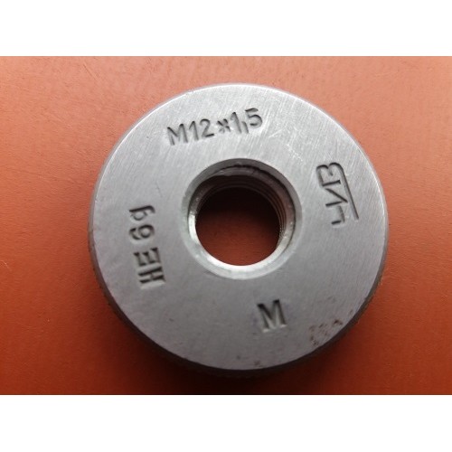 Кольцо резьбовое М12х1,5   НЕ   6g 