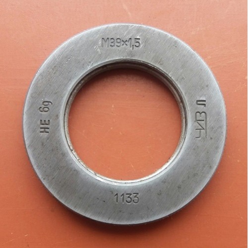 Кольцо резьбовое М39х1,5    НЕ     6g 