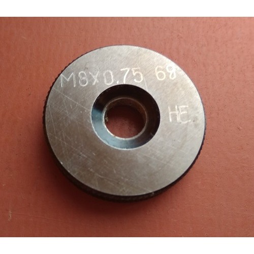Кольцо резьбовое М8х0,75   НЕ   6g 