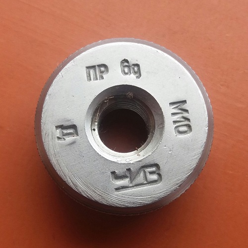 Кольцо резьбовое М10х1,5   ПР   6g 